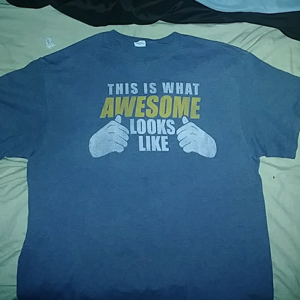"this is what awesome looks like" tee